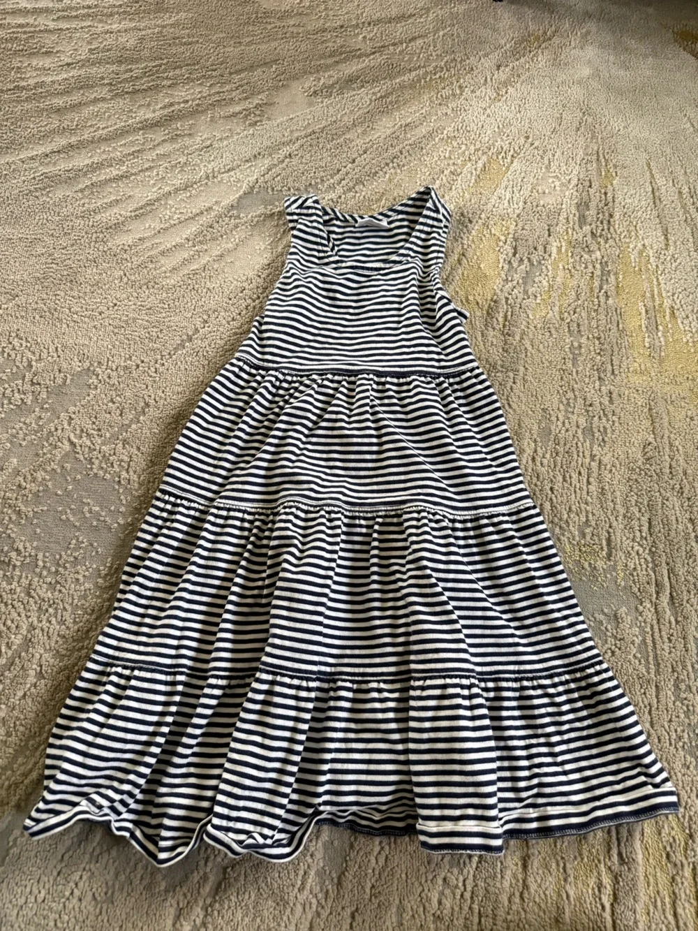 Girls summer clothes dress romper Hannah Andersson twirl stripe tie dye ruffle 6